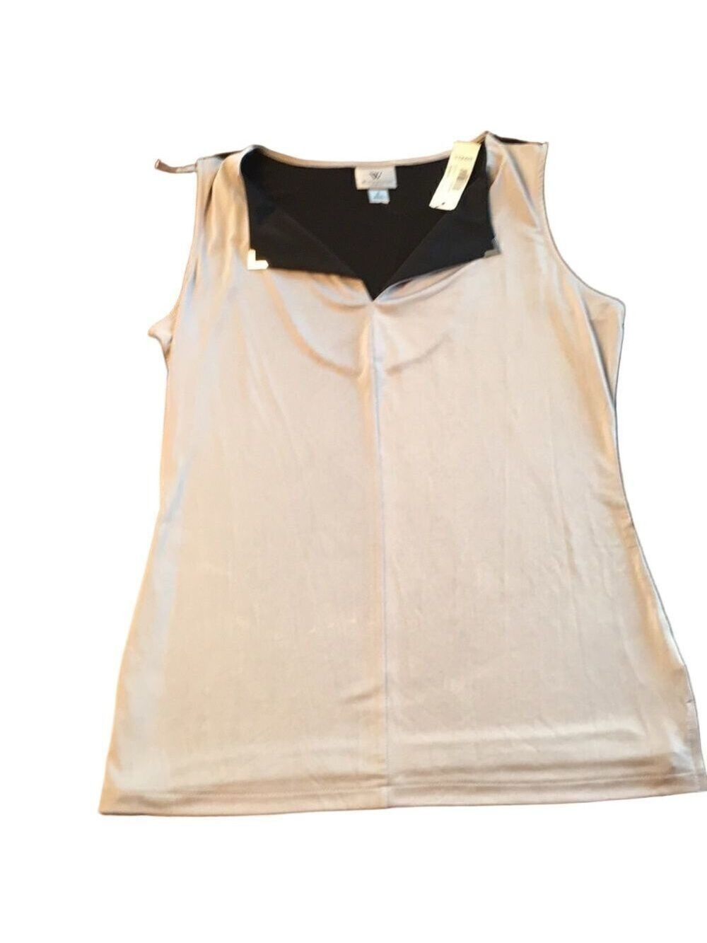 Gray/Black Worthington stretch tank